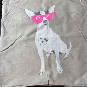 *3/$15 Duck River Chihuahua Pillow Cover 20x20 Multicolor Dog Theme